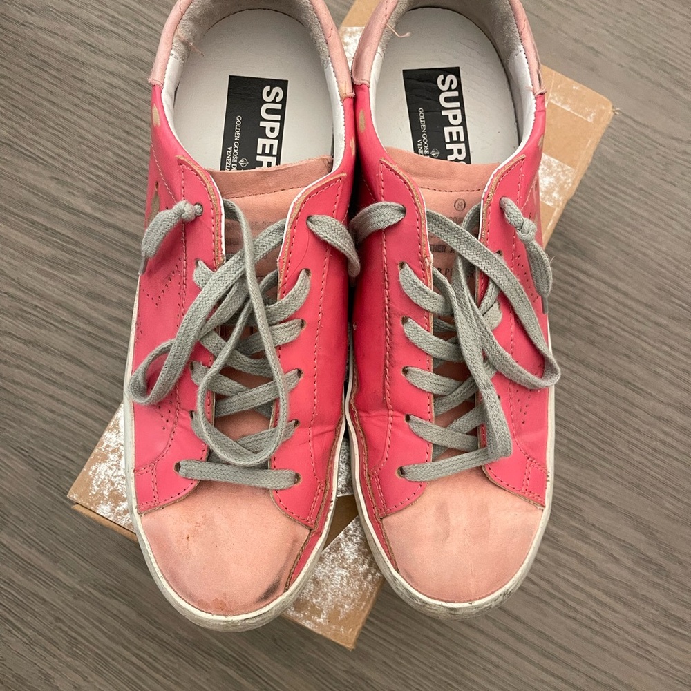 Golden goose superstar Women's Pink Sneakers